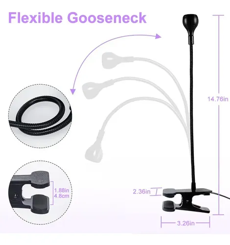 Lampara Uv Led 3w Para Uñas De Gel
