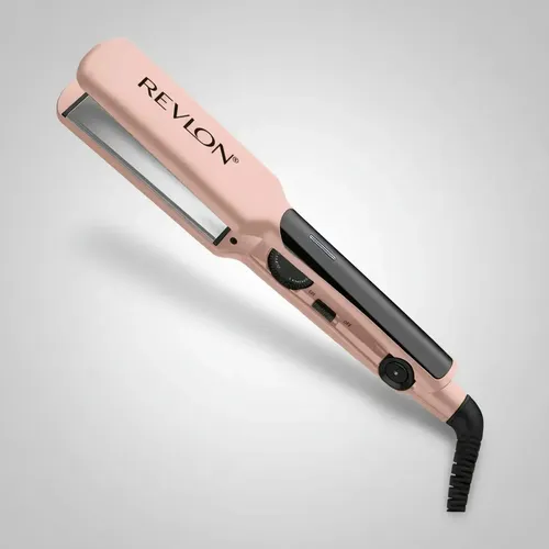 Plancha De Pelo Revlon 220° Placas 4.5 Cm Titanio Rosa