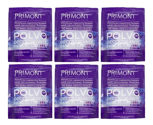 Primont Polvo Decolorante X6 Máxima Decoloración 700g 6c