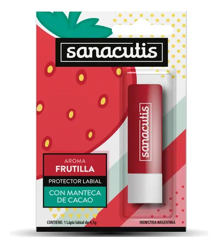 Sanacutis Balsamo Labial Con Manteca De Cacao Frutilla