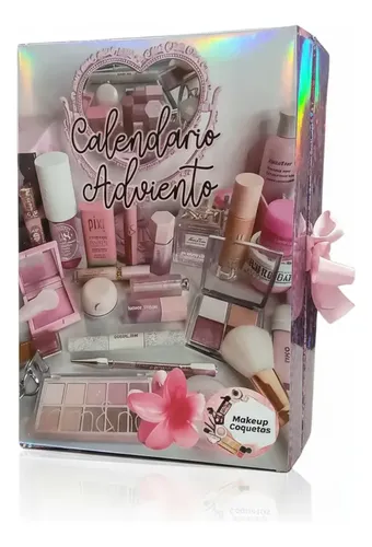 Calendario Adviento 24 Dias De Maquillaje Y Skin Care  Caja Libro Troquelado 24 Dias