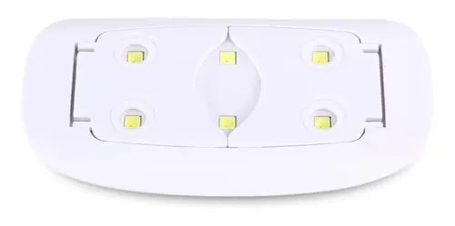 Lámpara Uv Mini Cabina Led Para Uñas Esculpidas Gelificadas