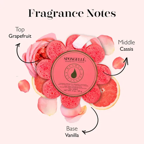 Exfoliante Corporal Spongelle Grapefruit Cassis Wild Flower