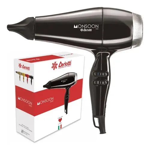 Secador Ceriotti Monsoon 3400 Cappuccino Color Negro