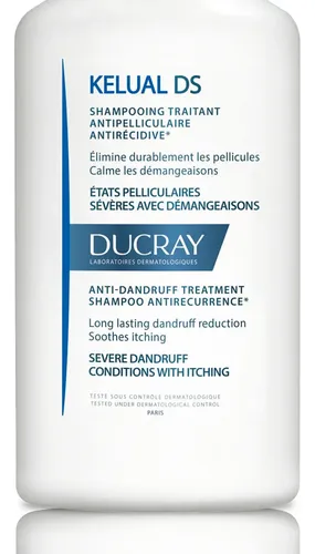 Shampoo Ducray Kelual DS Caspa severa persistente en botella X100ml
