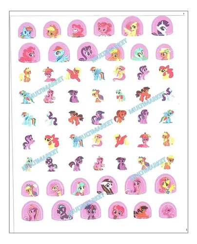 Pack De 4 Stickers Autoadhesivos Diseños Infantiles
