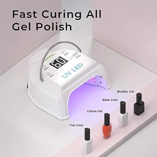Lámpara De Uñas Profesional Inalámbrica Led Uv De