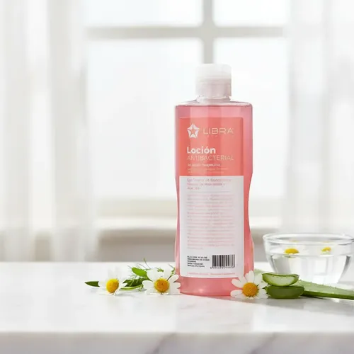 Locion Higienica Antibacterial Libra 1l Cloruro Benzalconio Todo Tipo De Piel Día/noche