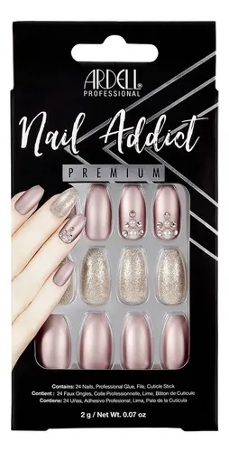 Uñas Postizas Premium Metallic Lilac Pearl Ardell