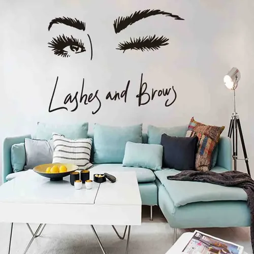 Adhesivo Para Pared, Extensiones De Pestañas, Salón De Belle