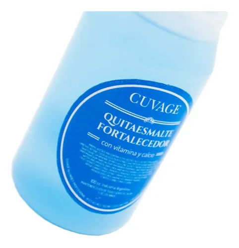 Cuvage Quitaesmalte Fortalecedor Uñas Manicuria Calcio 100ml