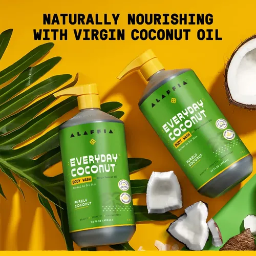 Gel De Baño Alaffia Everyday Coconut Con Bayas De Café, 960