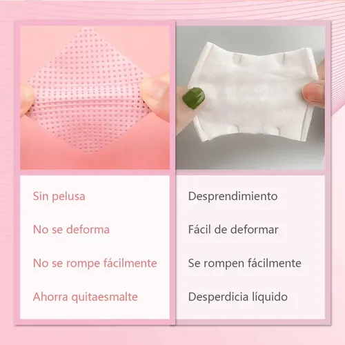 / Toallitas O Gasas Libre De Pelusa For Uñas Pestañas 600