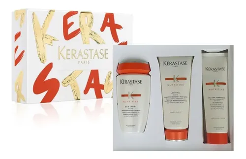 Cofre Nutritive Kerastase Shampoo+ Acondicionador+ Thermique