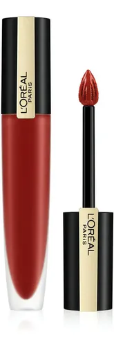Labial Mate Indeleble Infallible Rouge Loreal Acabado Matte Color Coral Oscuro
