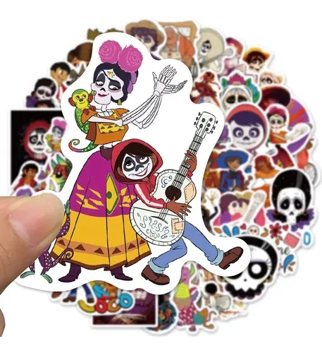 X* Coco – Set 50 Stickers / Calcomanias / Pegatinas