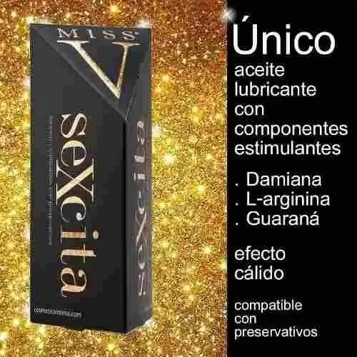 Miss V Sexcita Aceite Lubricante Con Componentes Estimulantes X 30 Ml