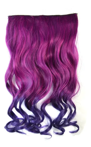 Peluca Larga Y Rizada Con Clip, Extensión De Cabello De 5 .