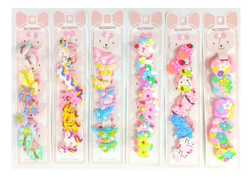 Pack X 3 Blisters Colitas De Pelo Infantil Surtidos (30 U.)