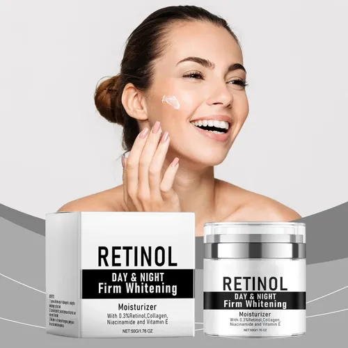 Crema Facial Retinol 50g Antiedad Hidratante Efecto Luminoso