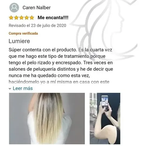 Alisado Extra Brillo + Keratina + Botox Lifting 3 Lt Lumiere