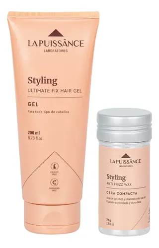 La Puissance Styling Gel Ultimate Fix 200g + Cera Compacta