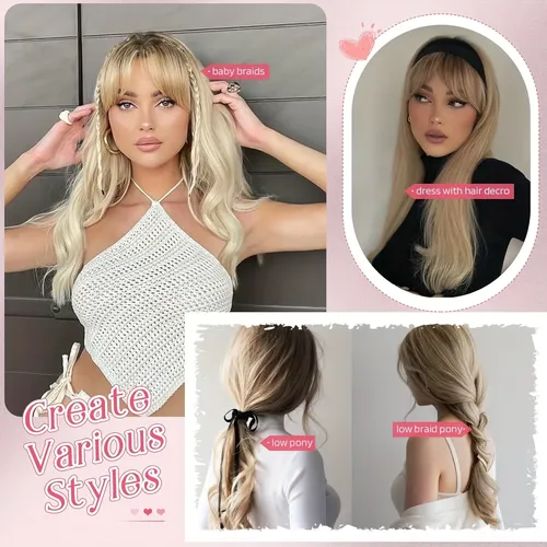 Gg-cdjf Peluca De Extensión De Cabello Liso Mate //