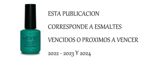 Esmalte Semipermanente Meline X1 Únicos Colores Promo Oferta
