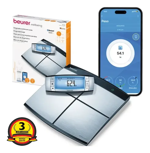 Balanza Bioimpedancia Digital Inteligente Bluetooth Beurer Bf 105