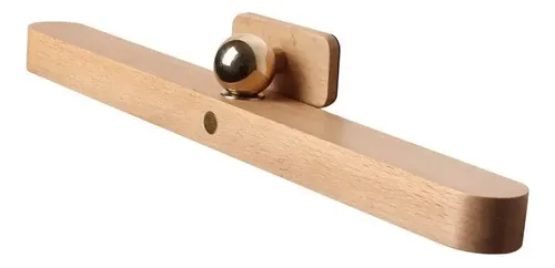 Zc A Aplique Moderno Con Espejo De Madera Lámpara Lf Zc