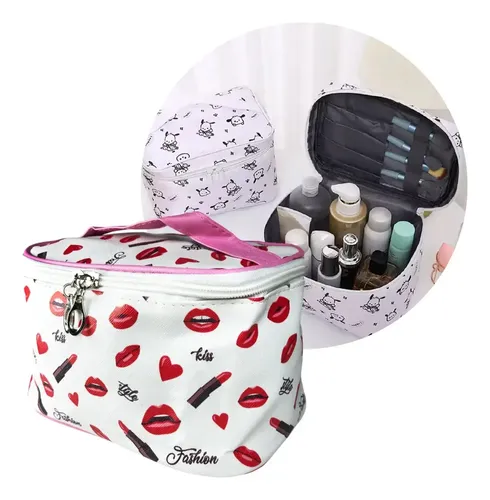 Neceser Porta Cosmeticos Maquillaje Brochas Bolso Estuche Color 3