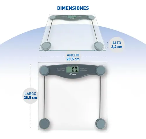 Balanza Digital Personal Slim Silfab Bd-p200 Gris Oscuro