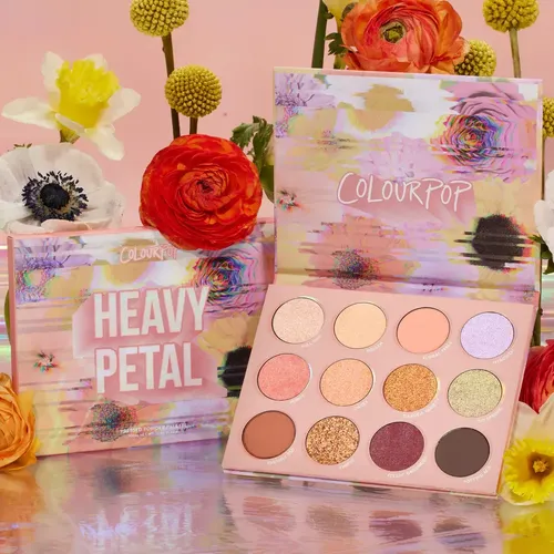 Paleta De Sombras ColourPop Boudoir Noir 12 Tonos Heavy Petal