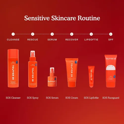 Gel Limpiador Facial Tower 28 Sos Limpieza Suave 158ml Todo Tipo De Piel Día/noche