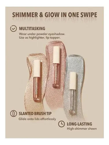Trio De Sobras Brillante Liquidas Sheglam