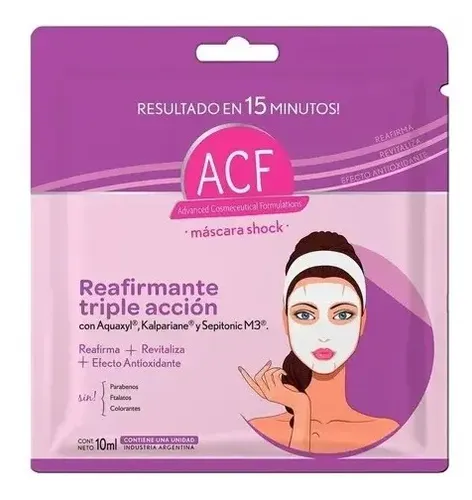 Mascara Facial Reafirmante Triple Acción Acf Tipo de piel Todo tipo de piel