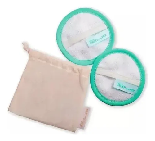 Pads Reutilizables Desmaquillantes Ecologico Kit X2 Natura
