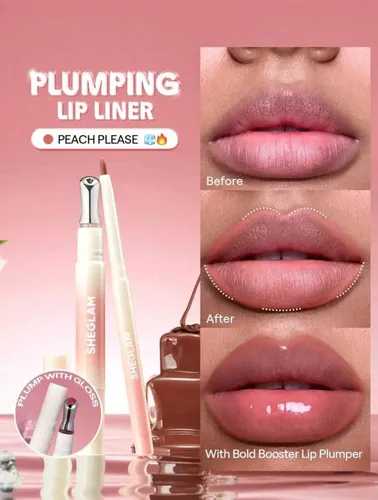 Heglam Delineador De Labios Potenciador Plumping Bold Peach Please