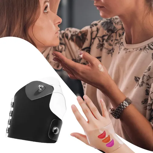 Guante Para Paleta De Maquillaje, Accesorio Didáctico Negro
