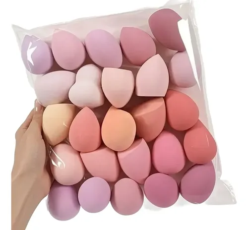Juego De Esponjas De Maquillaje Profesional, 7 Unidades, Al