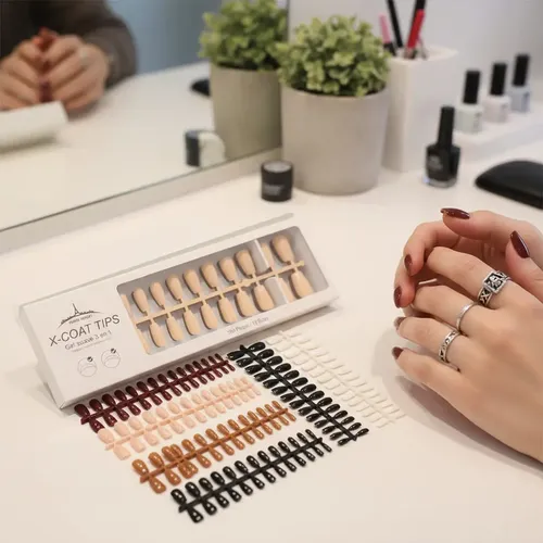Tips Para Soft Gel Y Press On Paris Night Color X180u 3 En 1