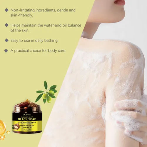Jabón De Baño Exfoliante Oceaura Para Piel Suave