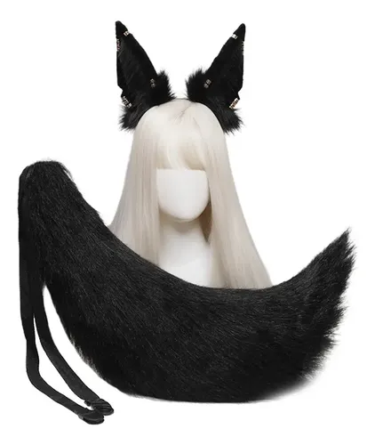 Nii Ts Set De Aro De Pelo De Animal Con Orejas De Lobo Y