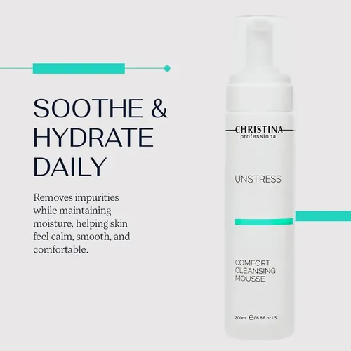 Mousse Limpiadora Christina Unstress 200 Ml