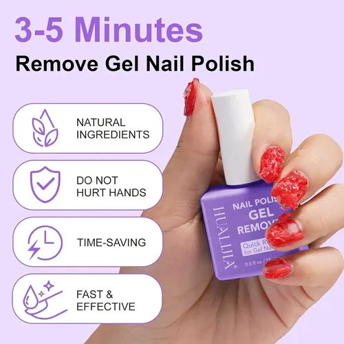 Removedor De Esmalte De Uñas En Gel Ledong 14.79 Ml 2pcs