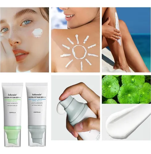 Protector Solar Facial Spf 50 Con Centella, Serum Water-fit