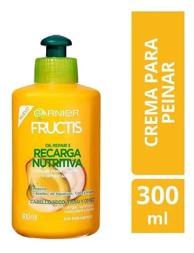 Crema Para Peinar Recarga Nutritiva Fructis Garnier