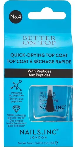 Esmalte Nails Inc Better On Top Con Péptidos 0.47 Fl Oz
