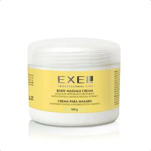 Crema Para Masajes Con Centella Asiática X 500 G. Exel