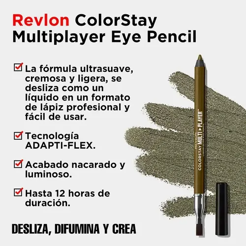 Delineador Revlon Cs Multiplayer Color Azul Glitch Effect